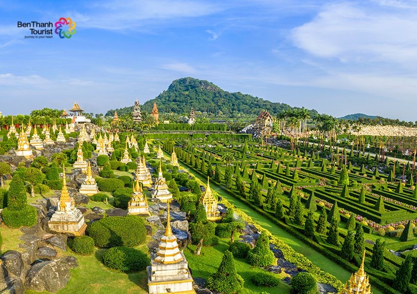 Du Lịch Thái Lan: Bangkok - Coral - Pattaya - Vườn Nong Nooch - Cafe View Sông Chao Phraya - Góc Thái Lan Hoài Cổ Thú Vị